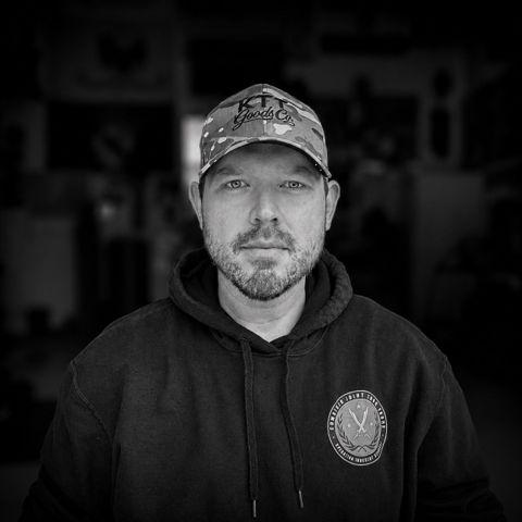 Cody Rhoads, KTT founder, wearing KTT apparel