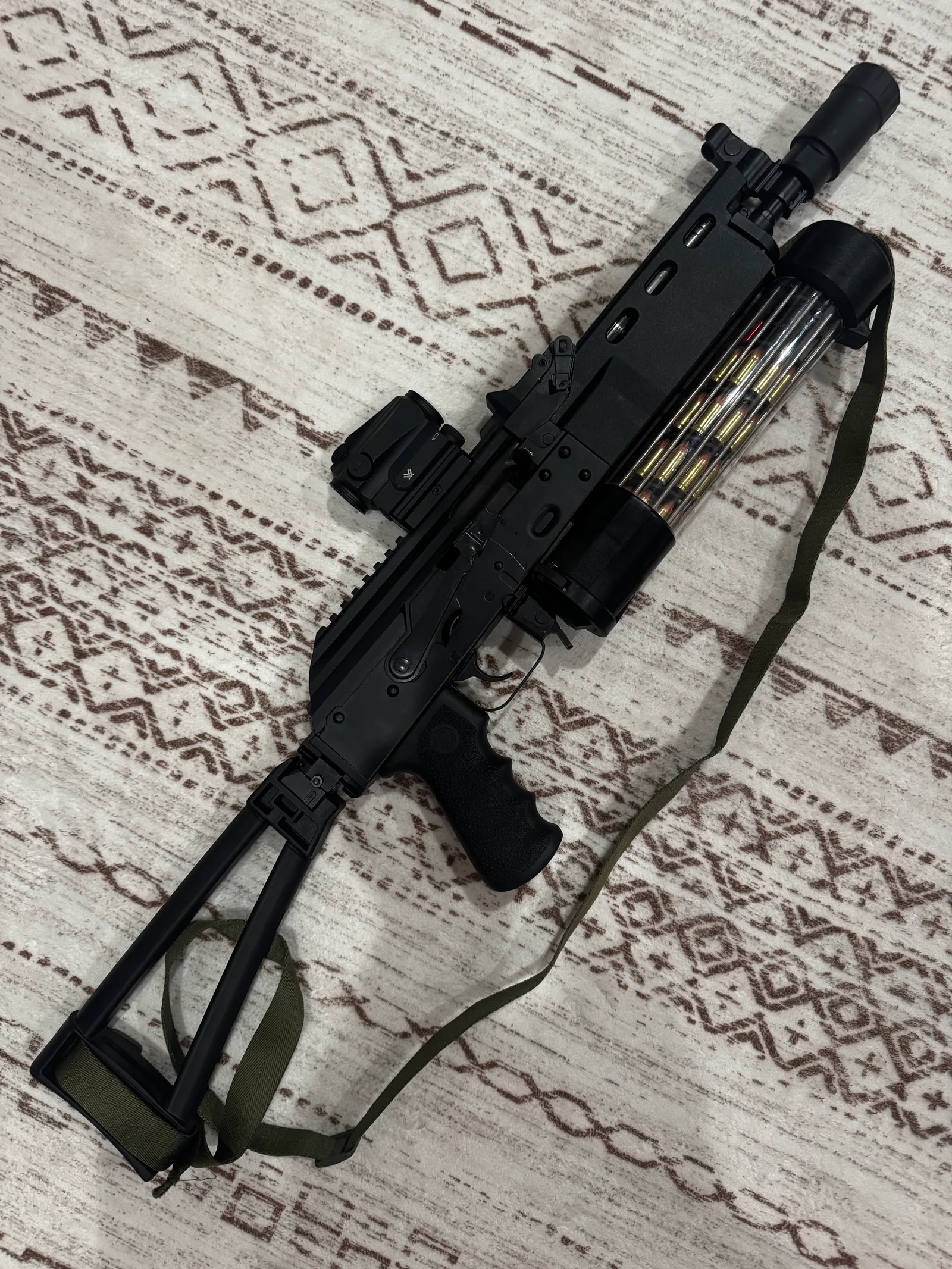 Cody's completed S&T Bizon parts-kit build on an AK-V