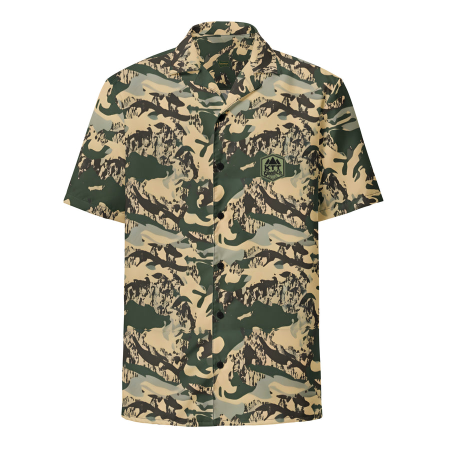 TV-D1 CAMO unisex button shirt